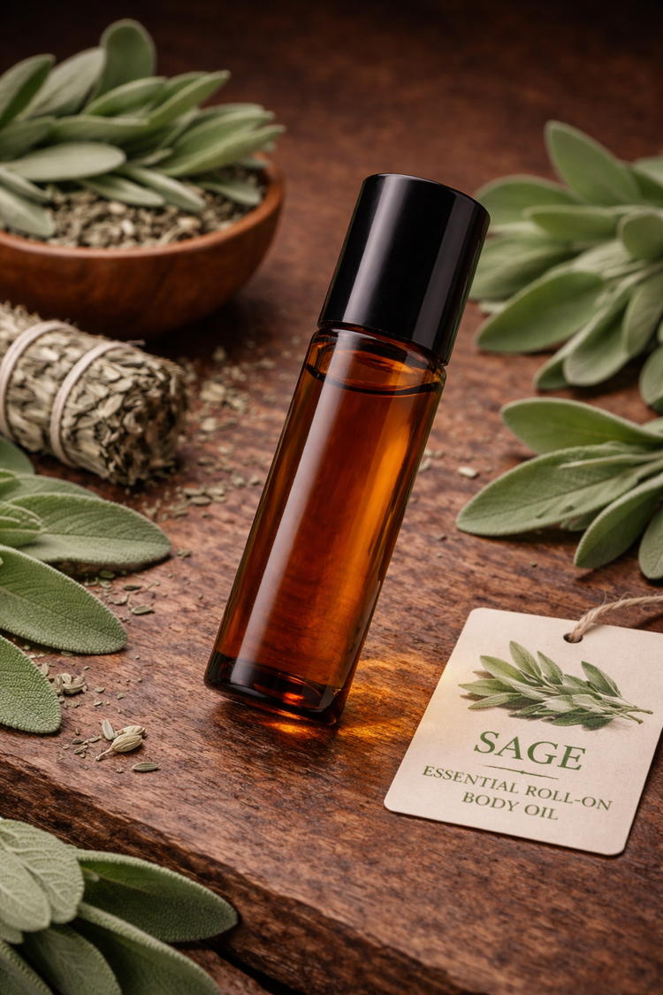 Sage Essential Roll-on Body Oil