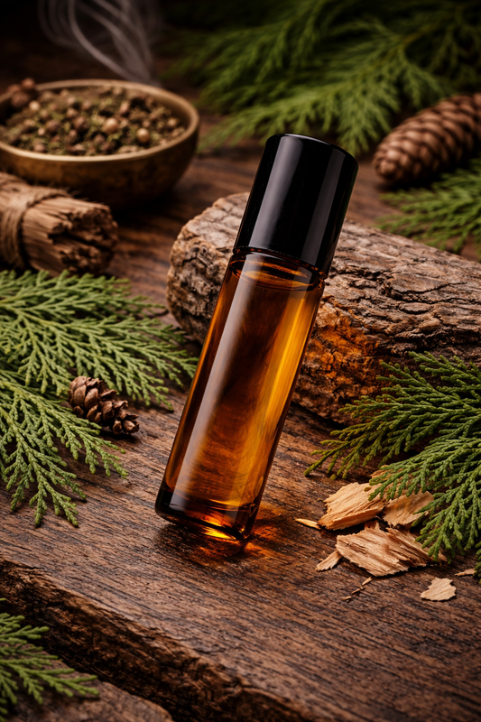 White Cedar Essential Roll-on Body Oil